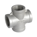 Cross tee stainless steel cast pipe fitting water fittings prices